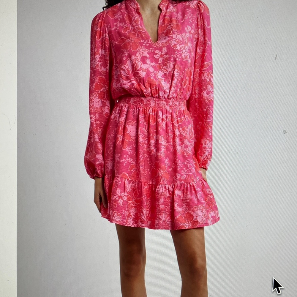 Lilly Pulitzer Axton dress 
Sun Shell Pink
Size 12